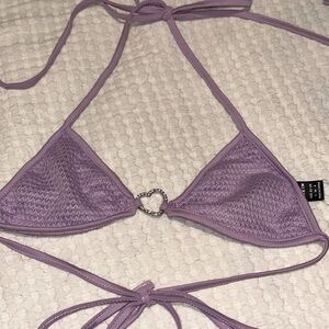 Purple Heart Gem Tiny Top